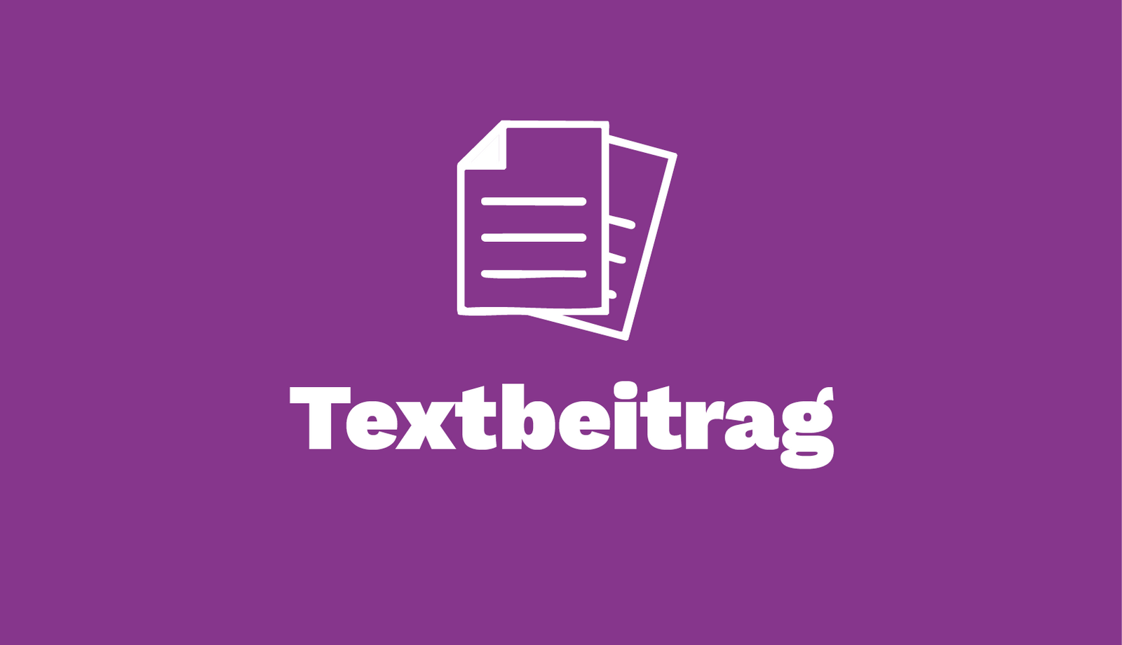 Kategoriebild für Beitragstyp Textbeitrag